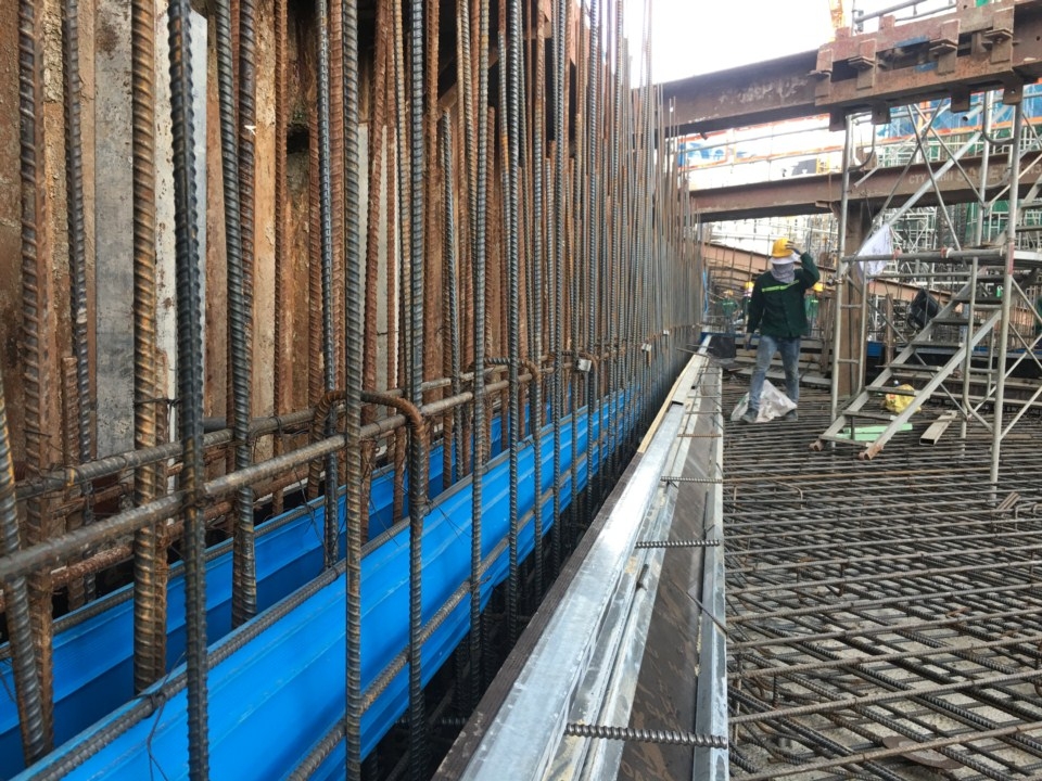 Chống thấm tường vây tầng hầm