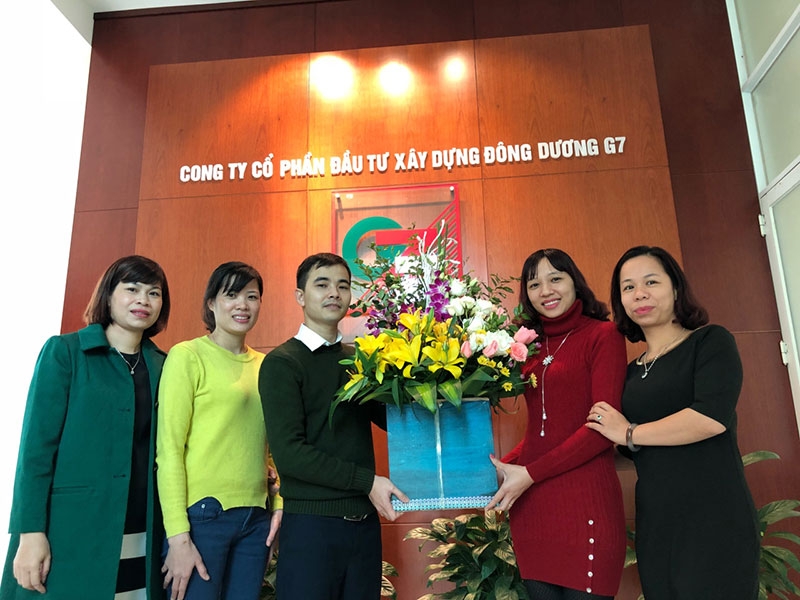 Đông dương g7 chúc mừng cb, nv nữ ngày 8/3/2018