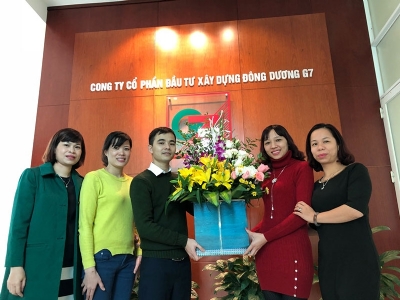 Đông dương g7 chúc mừng cb, nv nữ ngày 8/3/2018