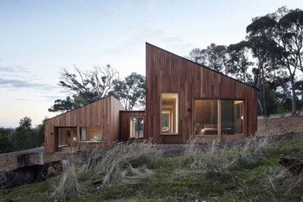 Ngôi nhà gỗ ấm cúng giữa các bụi cây ở Australia