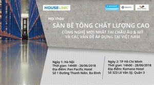 Hội thảo về sàn bê tông chất lượng cao tại hà nội và tp hồ chí minh